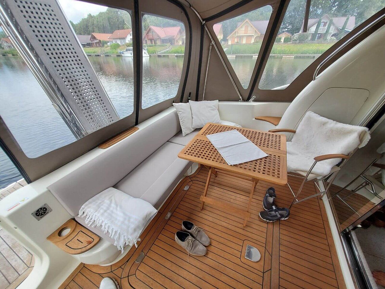 Motoryacht Cranchi Atlantique 40 Sitzecke